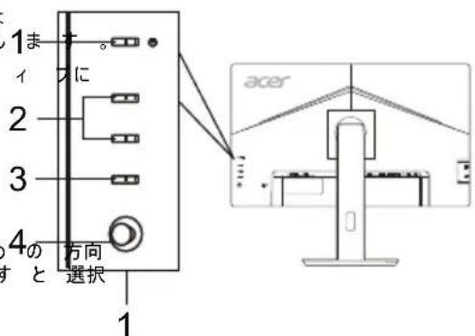 ACER BL270 - 外部コントロ -ル - 2