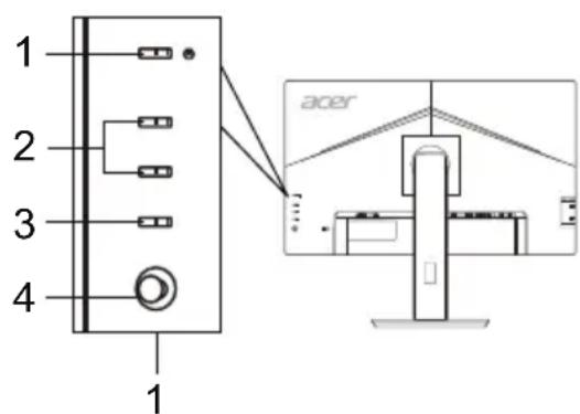 ACER BL270 - Comenzi externe - 1