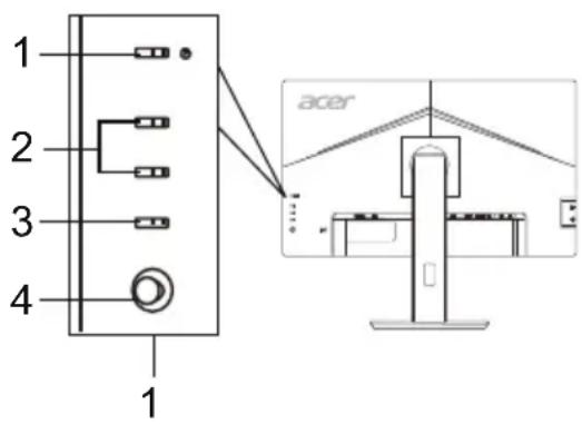ACER BL270 - Controlli esterni - 1