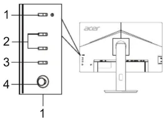 ACER BL270 - Füusilised nupud - 1