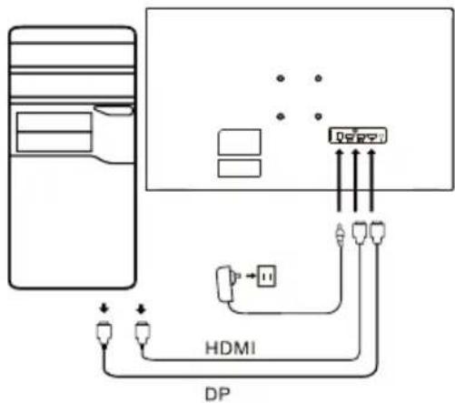 ACER ED270UP - Contrôles externes - 2