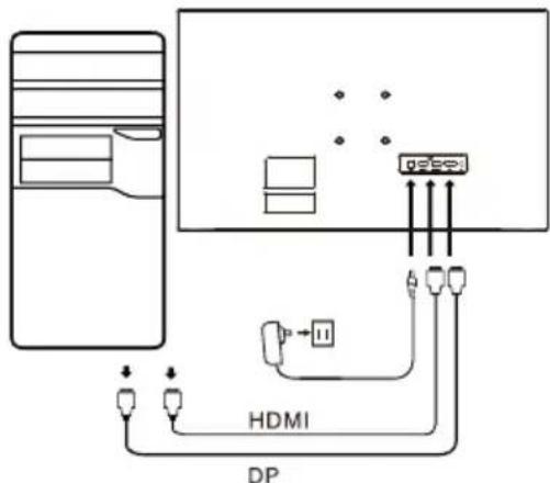 ACER ED270UP - Eksterne kontrolknapper - 2