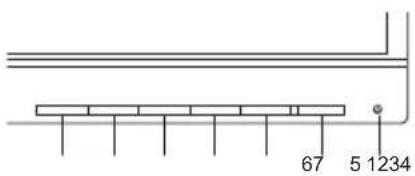 ACER KG241YU - Udvendige knapper - 1