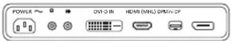 ACER B326HKB - External Controls - 2