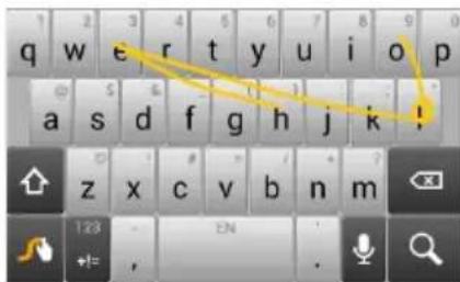 ACER Z130 - Swype - 2