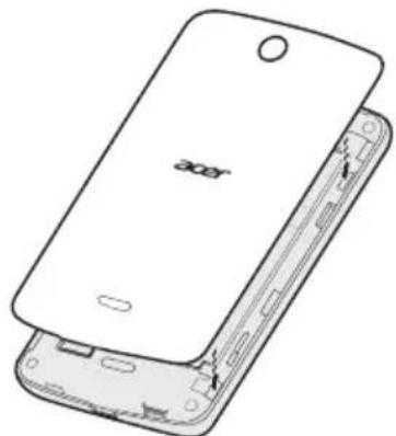 ACER Z130 - Installer la batterie - 3