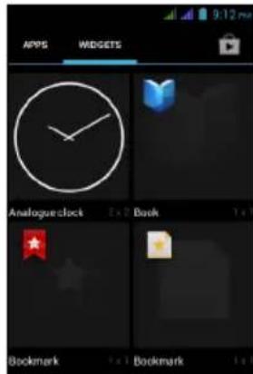 ACER Z130 - Ajouter et supprimer des raccourcis et widgets - 1