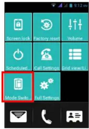 ACER Z130 - Changer de modes avec Mode rapide - 5