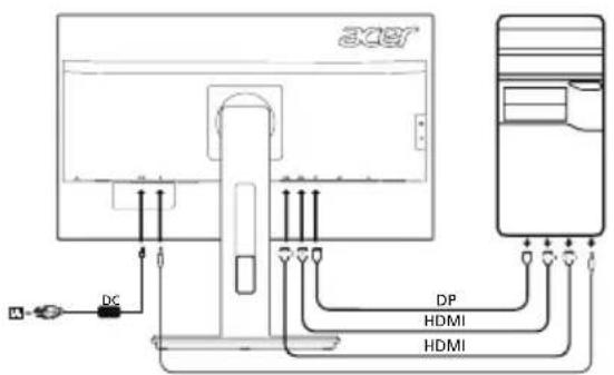 ACER B276HULE - Oxlally aolil ciS ji - 1