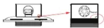 ACER B276HULE - Warning Message for Magnet - 1