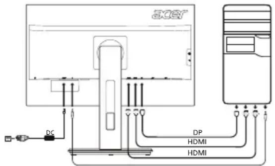 ACER B276HULE - Vyrovná zprava týkajic se magnetu - 2