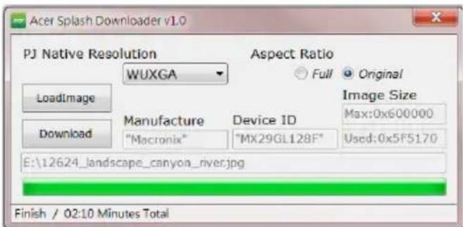 ACER PD1330W - Αήψη της εικόνας στον προβολέα - 1