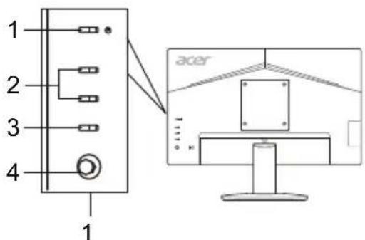 ACER KB242YA - 將顯示器連接至電腦 - 2
