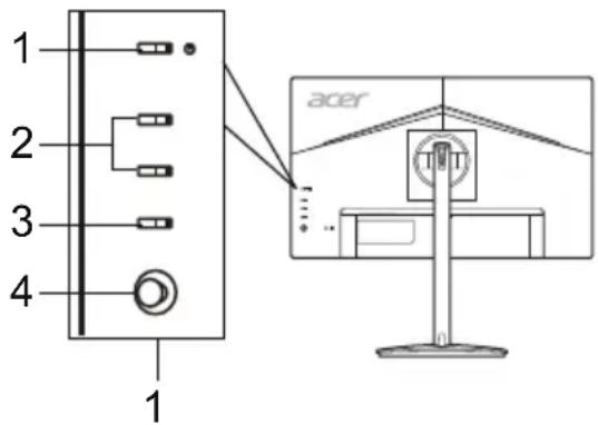 ACER XV252QP - Monitorior arvutiga uhendamine - 1