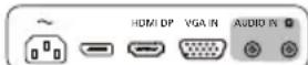 ACER V247W - Controles externos - 2