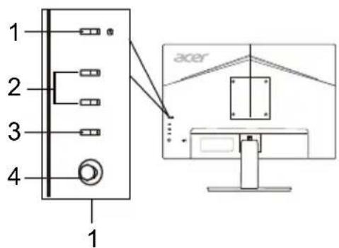ACER V247W - 外部控件 - 2