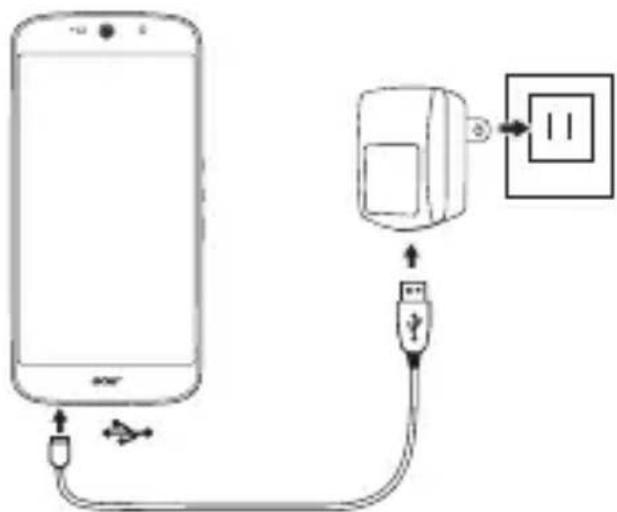ACER Liquid Jade Primo S58 - De telegram opladen - 1