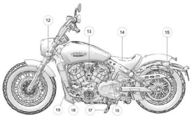 Indian Scout Bobber ABS Icon (2022) - Eettiiqqueetttteess DDEE sseecuurriitte EETT dd'iiinnffoorrmmaattiidonn - 6
