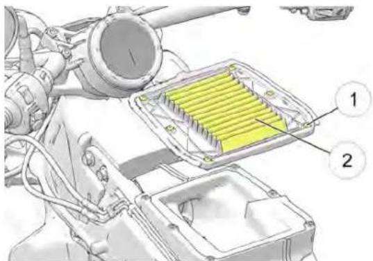 Indian Scout Bobber ABS Icon (2022) - VVEERRIIFFIICCAATTIOONN DDUU NNIVVEEAUU OBU du lileauqubdDae pour atteindre le bouchon RREEFFRROOIIDDISSSEEMMEENNT de replissage du liquide de refroidissement - 2