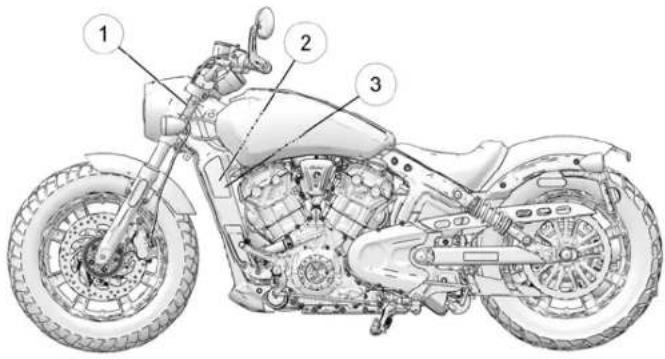 Indian Scout Bobber ABS Icon (2022) - Eettiiqqueetttteess DDEE sseecuurriitte EETT dd'iiinnffoorrmmaattiidonn - 1