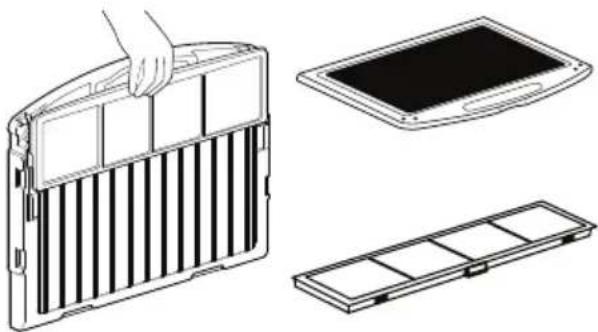 LG UM24FH - Limpieza del filtro de desodorización / filtro PM1.0 (Opcional) - 3
