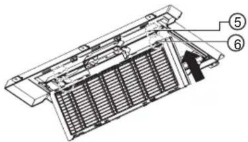 LG UM24FH - Cleaning the deodorization filter/PM1.0 filter (Optional) - 6