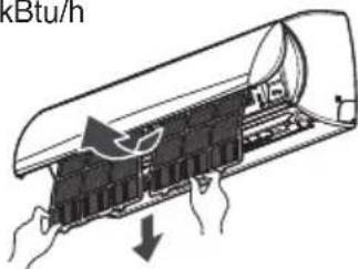 LG UM24FH - Wyjmowanie filtrów - 4