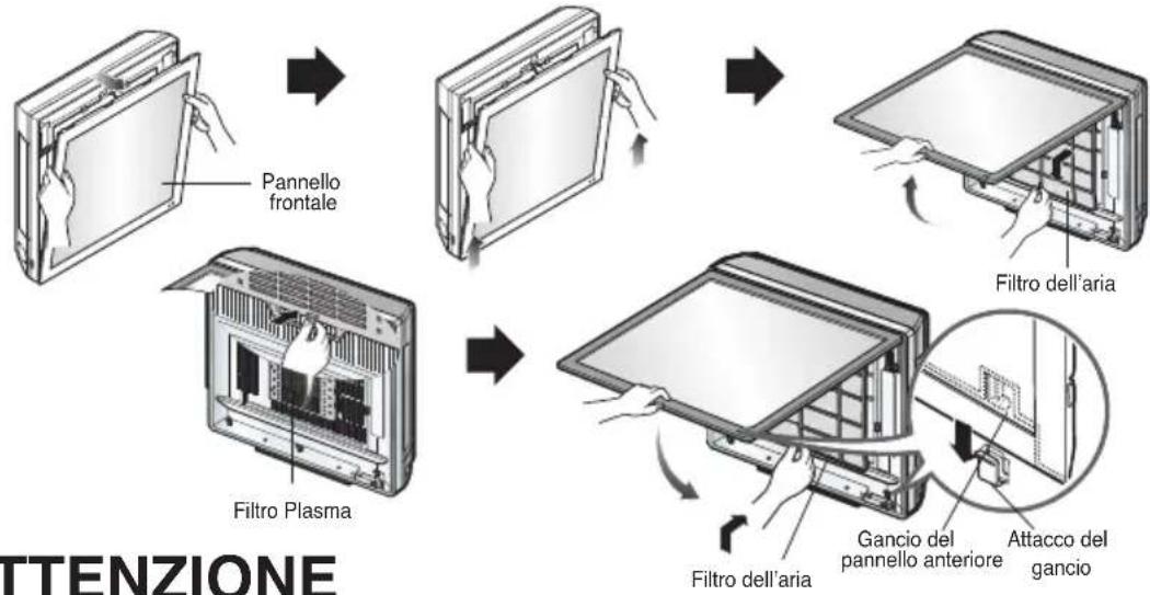 LG UM24FH - Rimozione dei filtri - 1