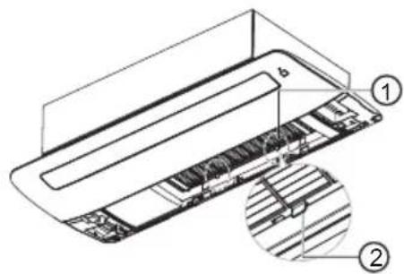 LG UM24FH - Cleaning the deodorization filter/PM1.0 filter (Optional) - 1