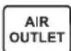 LG UM24FH - Selectarea direcției de ieșire a aerului (pentru consolă) - 1