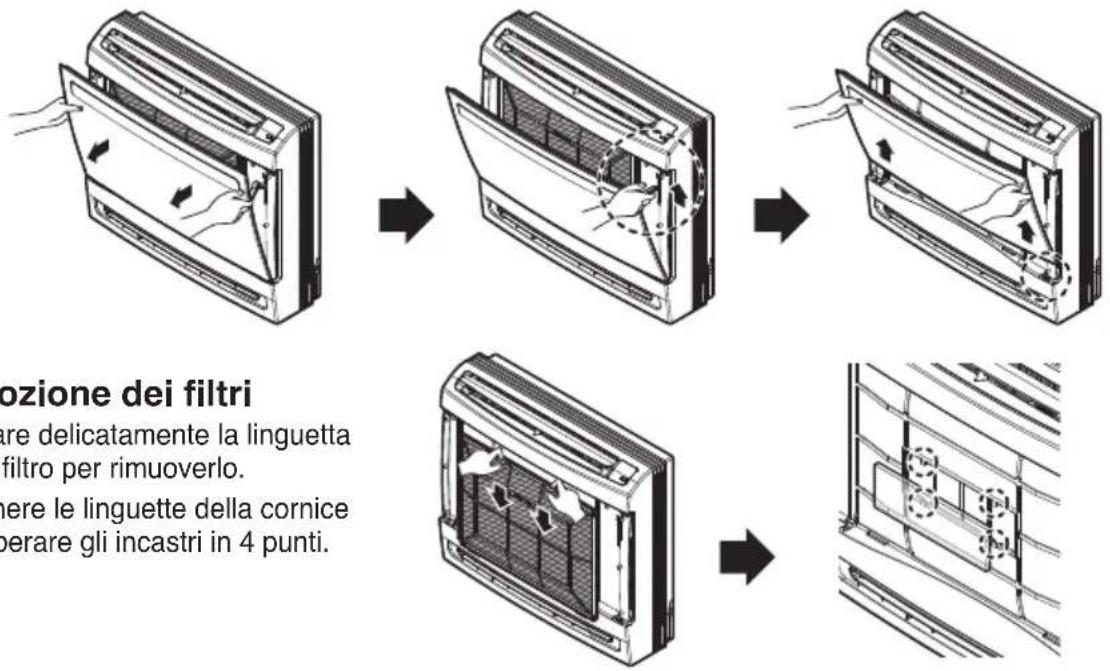 LG UM24FH - Rimozione della griglia - 1