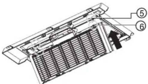LG UM24FH - Pulizia del filtro di deodorizzazione / filtro PM1.0 (opzionale) - 3