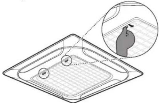 LG UM24FH - Cleaning the deodorization filter/PM1.0 filter (Optional) - 1