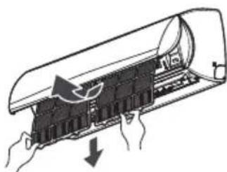 LG UM24FH - Reinig de luchtfilter - 1