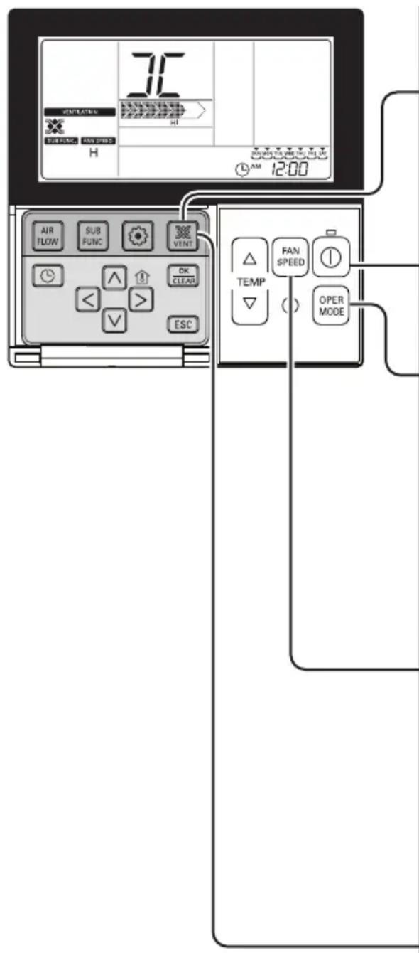 LG LZH200GBA2 - Metoda działania i wyboru objętości powietrza – operacja połączona z wentylacją. - 1