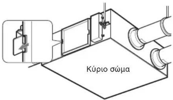 LG LZH200GBA2 - Βγάλτε έξω τον εναλλάκτη συνολικής θερμότητας. - 3