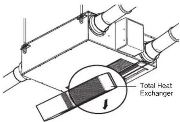 LG LZH200GBA2 - Take the Total heat exchanger out. - 3