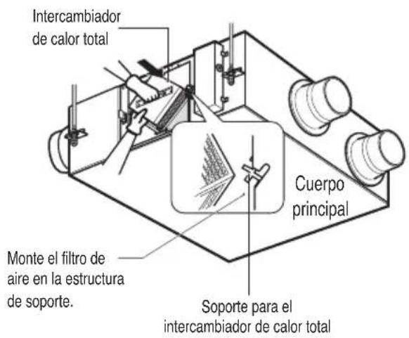 LG LZH200GBA2 - Montaje del intercambiador de calor total - 1
