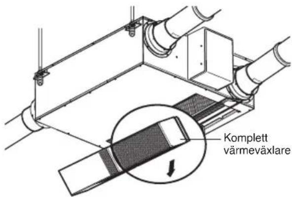 LG LZH200GBA2 - Ta ut den kompletta värmeväxla- ren. - 3