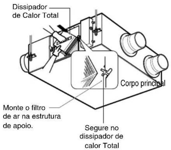 LG LZH200GBA2 - Montagem do dissipador de calor Total - 1