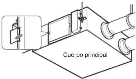 LG LZH200GBA2 - Retire la cubierta de mantenimiento. - 1