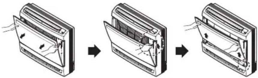 LG CM24F - Scoaterea grilajului - 1