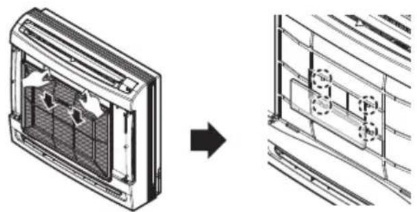 LG CM24F - Removal of Filters - 1