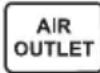LG CM24F - Selecting air outlet direction (for console) - 1