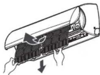 LG CM24F - Nettoyer le filtré à air - 4