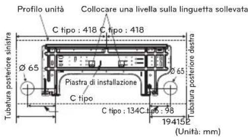 LG CL09F - Fissaggio della piastra di installazione - 2