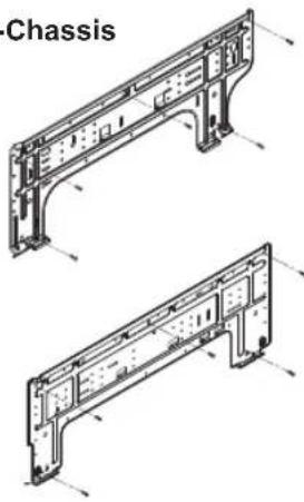 LG CL09F - Befestigung der Montageplatte - 1