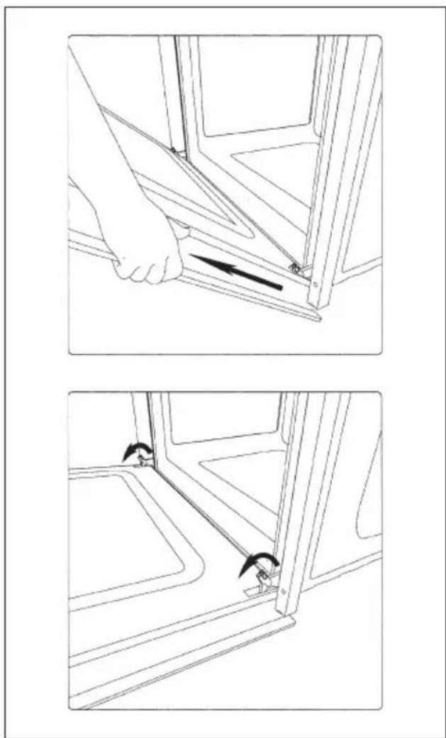 Fulgor Milano QLO 6007 MT - Desmontaje de la puerta del Horno - 1