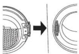 ASKO TDC1781HW - INVERSION DU SENS D'OUVERTURE DU HUBLOT - 16