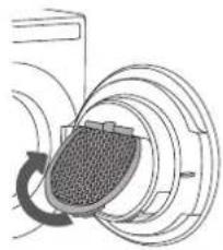 ASKO TDC1781HW - NETTOYAGE DU FILTRE À PELUCHES SUR LE HUBLOT - 1